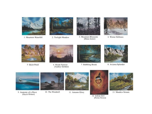 Bob Ross Joy Of Painting Book - Volume 5