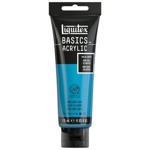 Liquitex BASICS Acrylic - 4 oz. tube - Brilliant Blue