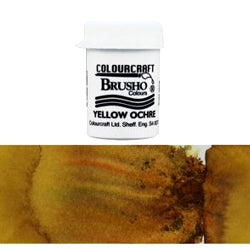 Brusho Crystal Colour 15 g - Yellow Ochre