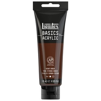 Liquitex BASICS Acrylic - 4 oz. tube - Burnt Umber