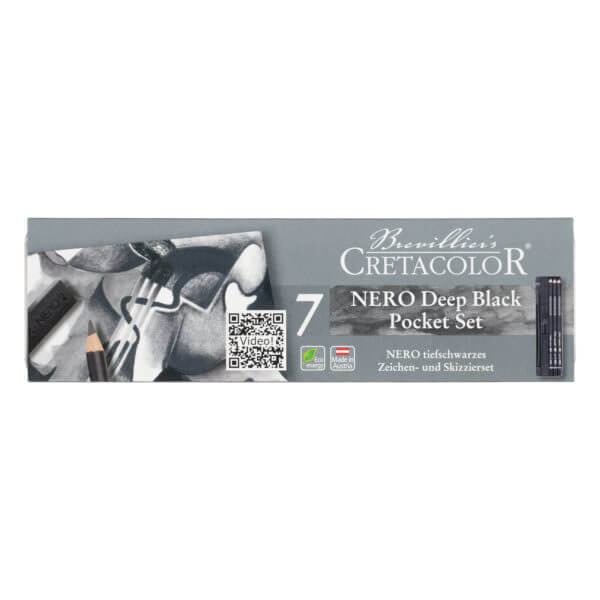Cretacolor Nero Deep Black Pocket Pencil Set