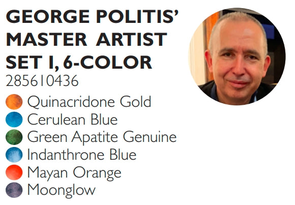 Daniel Smith George Politis' Master Artist Set I Watercolour Set - 6 tubes x 5 ml