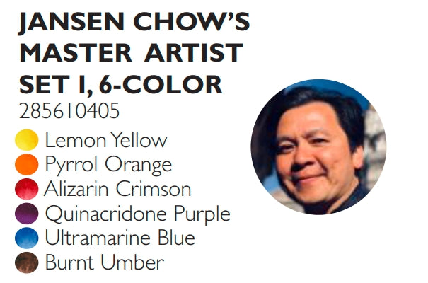 Daniel Smith Jansen Chow's Master Artist Set I Watercolour Set - 6 tubes x 5 ml