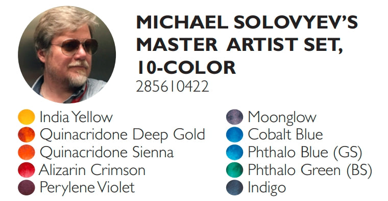 Daniel Smith Watercolor Michael Solovyev Master Artist Set of 10