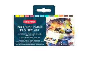 Derwent Inktense Paint 12-Pan Set #1