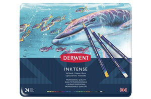 Derwent Inktense Ink Pencils - Set of 24