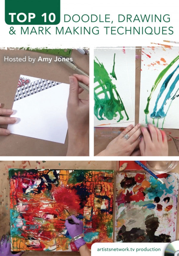 Top 10 Doodle, Drawing and Mark Making Techniques with Amy Jones