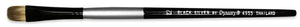 Dynasty Black Silver Filbert Brush Short Handle - #2