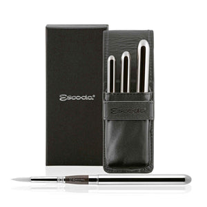 Escoda Perla 3 Synthetic White Toray Travel Brush Set