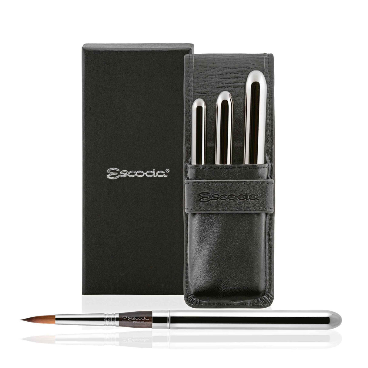Escoda Prado 3 Synthetic Sable Travel Brush Set