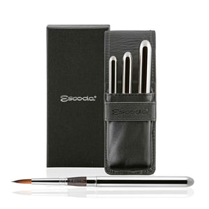 Escoda Prado 3 Synthetic Sable Travel Brush Set