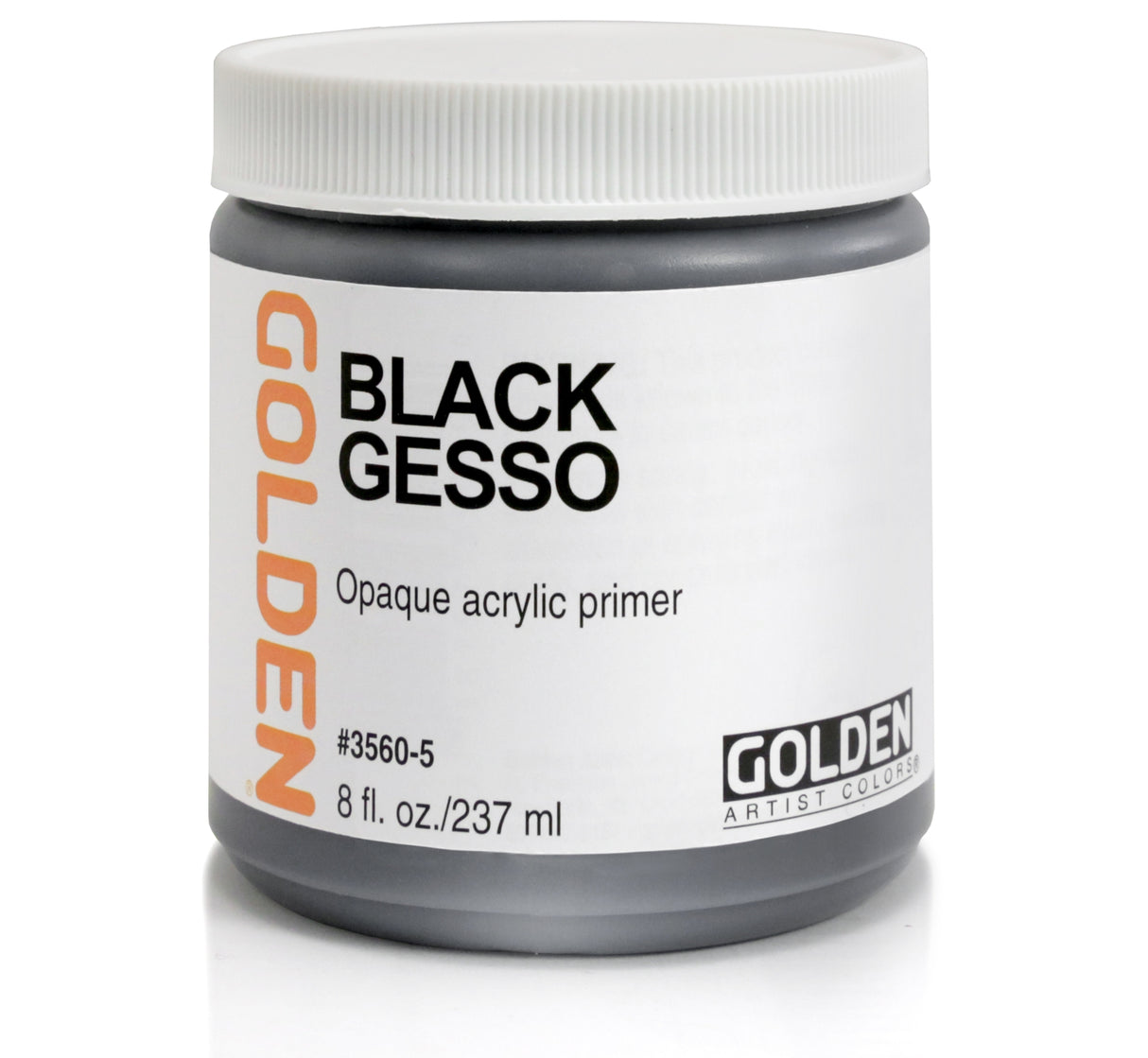 Golden - 8 oz. - Black Gesso