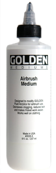 Golden Airbrush Medium - 8 oz. bottle