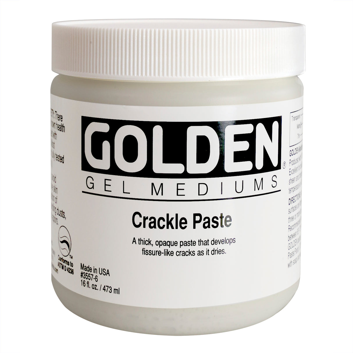 GOLDEN - 16 OZ. - CRACKLE PASTE
