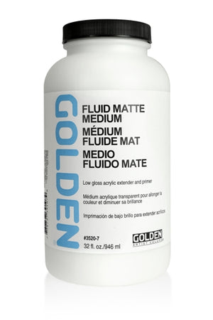Golden - 32 oz. - Fluid Matte Medium