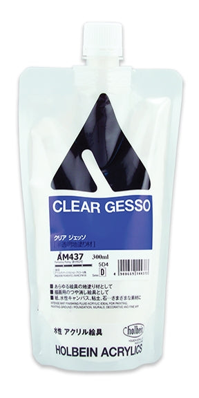Holbein Acrylic Medium - 300 ml - Clear Gesso Base