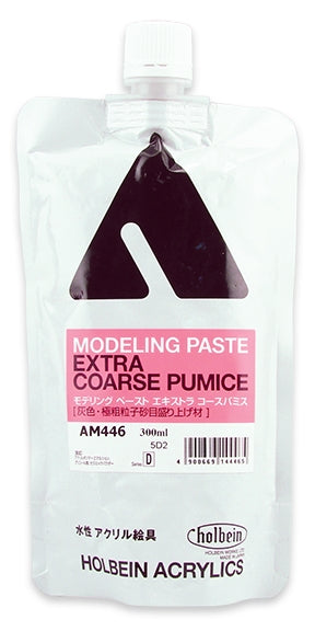 Holbein Acrylic Medium - 300 ml - Modeling Paste Extra Course Pumice