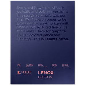 Lenox 100 White Paper Pad - 9" x 12"