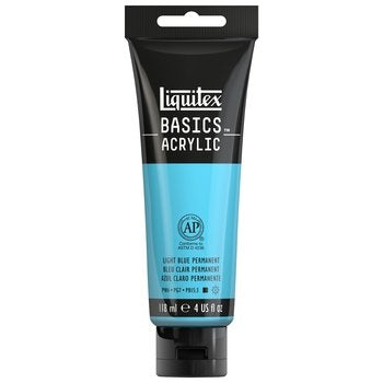 Liquitex BASICS Acrylic - 4 oz. tube - Light Blue Permanent