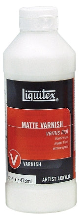 Liquitex Matte Varnish - 16 oz. bottle