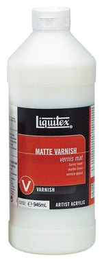 Liquitex Matte Varnish - 32 oz. bottle