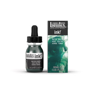 Liquitex Acrylic Ink Muted Collection - 1 oz. bottle - Muted Green