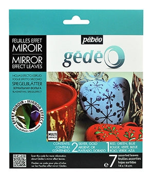 Pebeo Gedeo Mirror Effect Leaves - Assortment