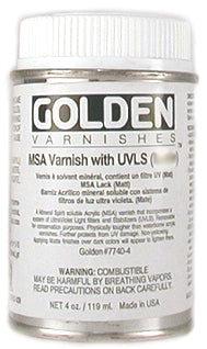 Golden - 4 oz. - MSA Varnish with UVLS Gloss