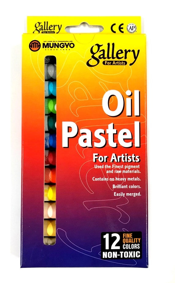 Mungyo Artists Oil Pastel - Set of 12