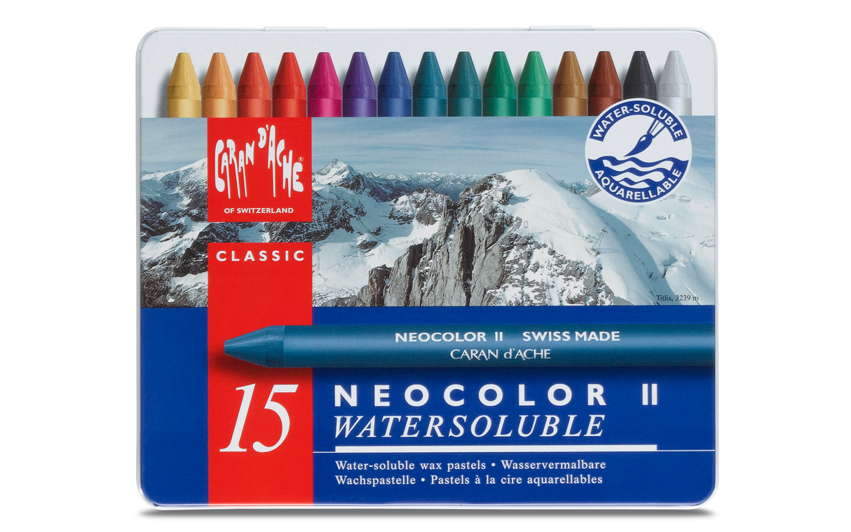Caran D'Ache Neocolor II - 15 Colour Set