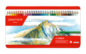 Caran D'Ache Pablo Coloured Pencil - 40 Colour Set