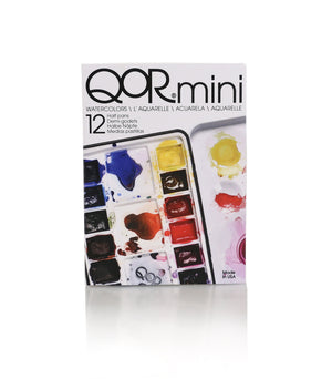 QoR Watercolour Mini Half Pan Set of 12