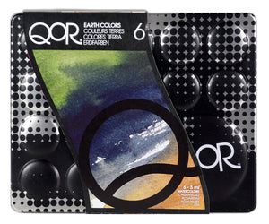 QoR Watercolour Earth Colours 6 Colour Set