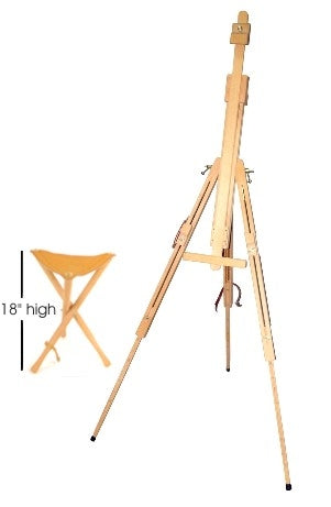 Richeson Beechwood Watercolour Easel Set