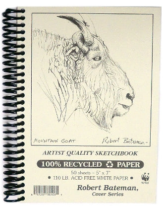 Robert Bateman Sketch Book - 8 ½" x 11"