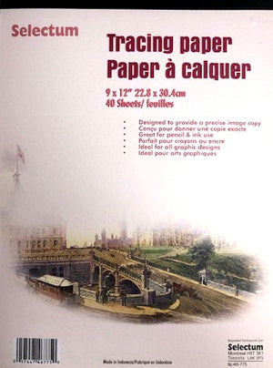 Selectum Tracing Paper - 9" x 12"