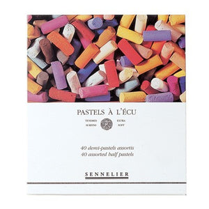 Sennelier Extra Soft Pastel 40 Half Stick Assorted Set