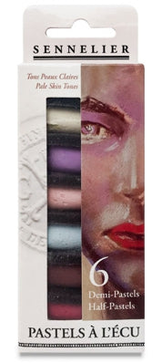 Sennelier Extra Soft Half-Pastel 6-Stick Set - Portrait Light Tones