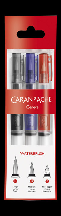 Caran D'Ache Museum Waterbrush 3 brush Set