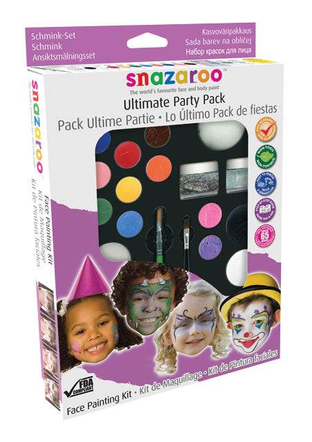 Snazaroo Ultimate Party Pack Face Painting Kit