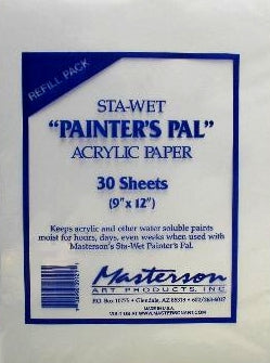 Sta-Wet Handy Palette Refill Paper - 7" x  8Β½"
