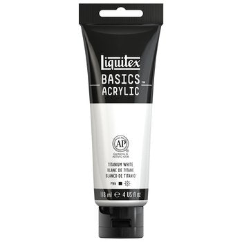 Liquitex BASICS Acrylic - 4 oz. tube - Titanium White