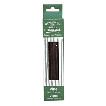 Winsor & Newton Artists' Charcoal Box of 3 - Vine - Soft