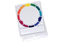 Watercolour paint palette assortments