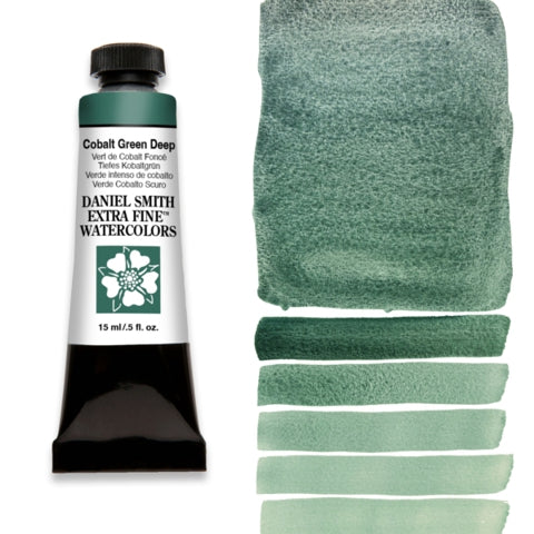 *NEW* Daniel Smith Extra Fine Watercolour - 15 ml tube - Cobalt Green Deep