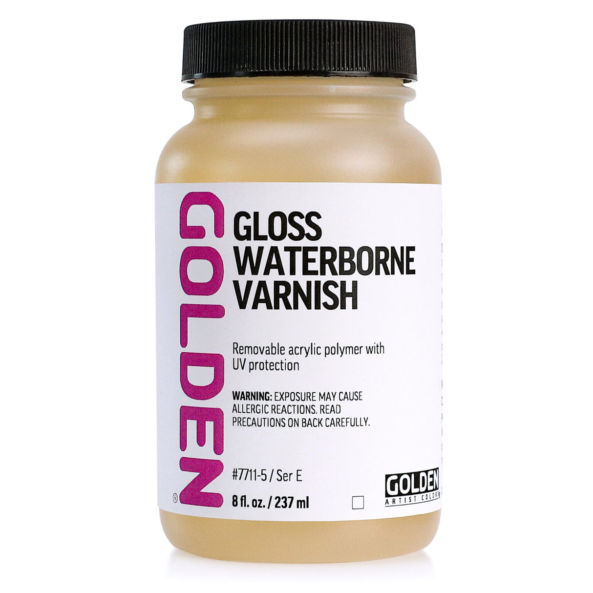 Golden Gloss Waterborne Varnish | 8 oz jar