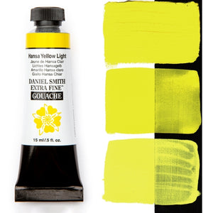 Daniel Smith Extra Fine Gouache - 15 ml tube - Hansa Yellow Light