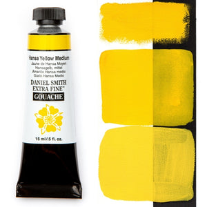 Daniel Smith Extra Fine Gouache - 15 ml tube - Hansa Yellow Medium