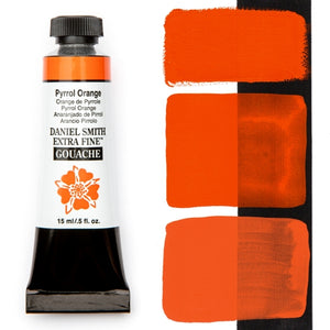 Daniel Smith Extra Fine Gouache - 15 ml tube - Pyrrol Orange