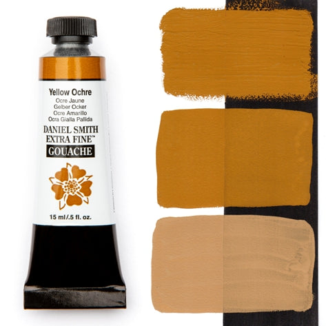 Daniel Smith Extra Fine Gouache - 15 ml tube - Yellow Ochre
